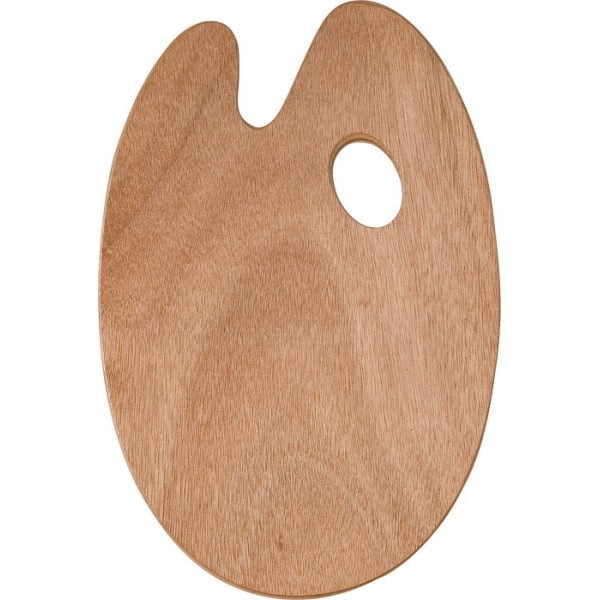 AMI Holzpalette 5mm rund 27x41cm