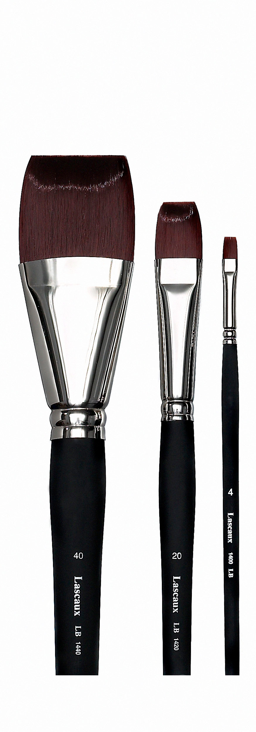 Lascaux Pinsel Sorte LB FLACH serie 14