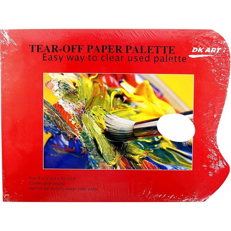 KOH I NOOR Abreißpalette Eckig mit Griffloch - 30 cm x 23 cm / 40 Blatt (15311)