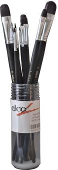Elco Acrylmalpinsel-SET Katzenzunge 12-tlg. serie 5012 6090