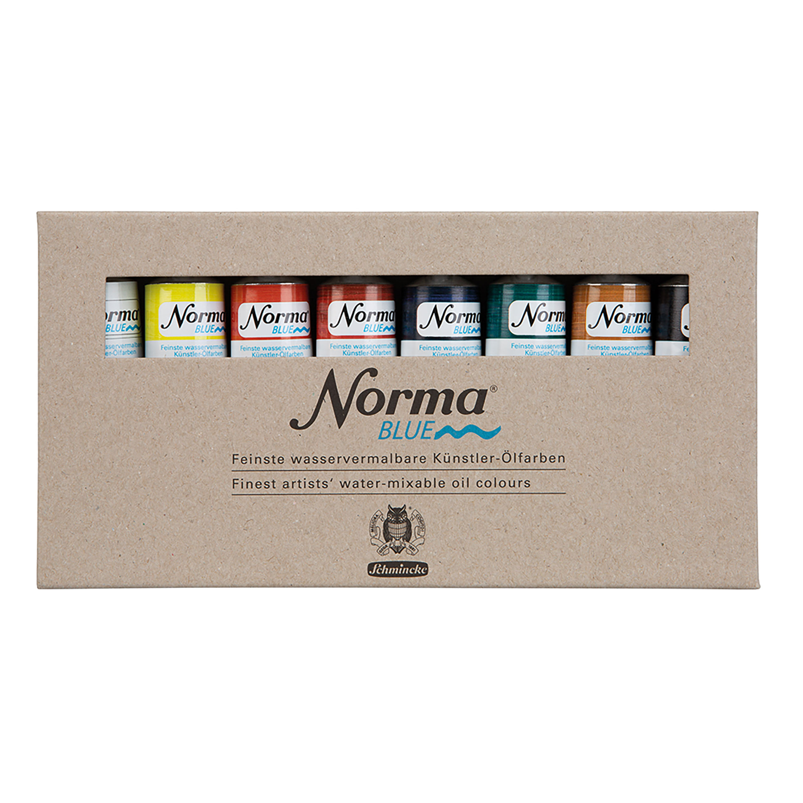 Norma-Blue-oelfarben-Set-8-x-Tb-35-ml-Kartonset-Schmincke-71-200-097-209732_1 Schmincke NORMA Blue water-mixable oilcolours Set