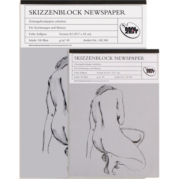 Skizzenblock Newspaper