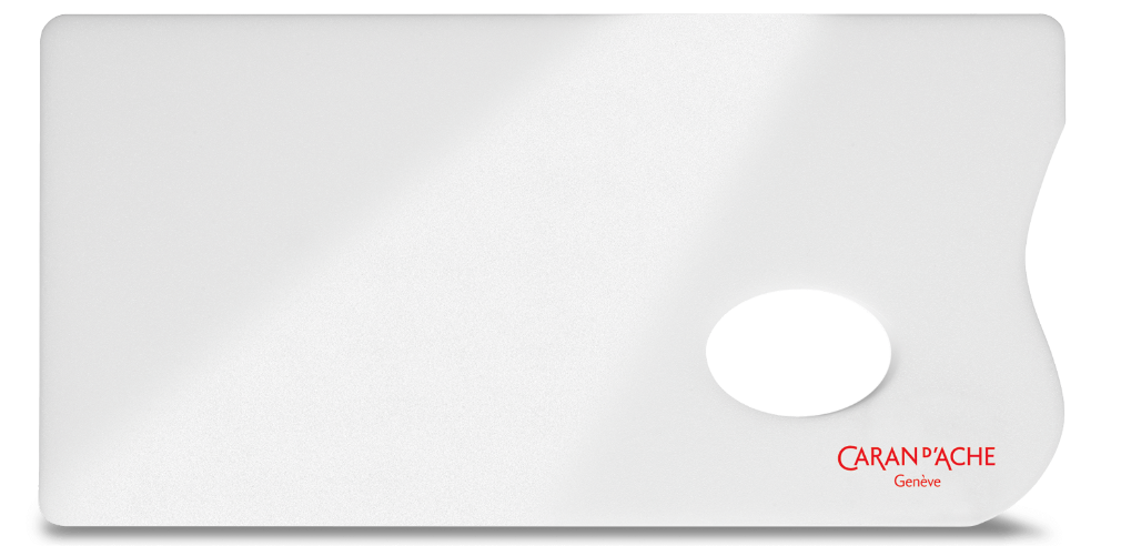 Caran dAche Palette Aquarelle plexi white 26x13cm