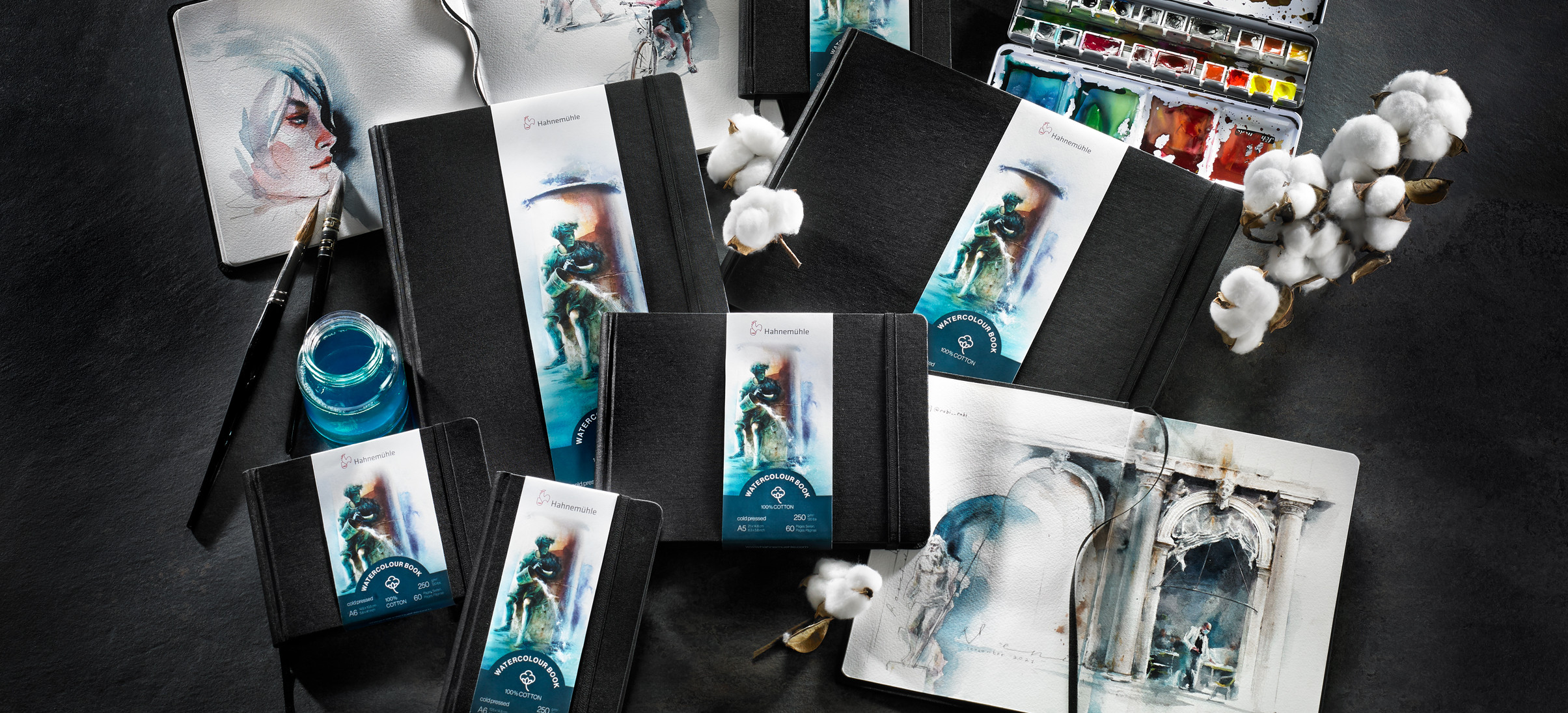 Hahnemuhle Watercolour Book 100% Cotton