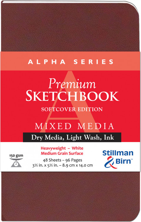 Stillman und Birn Skizzenbuch ALPHA Softcover 150g 46 Blatt